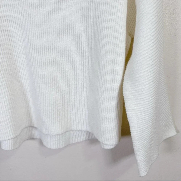 Princess Polly Laneway Pullover Sweater White Bell Sleeves - Picture 6 of 14